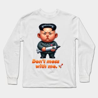 A Mischievous Boy from North Korea Long Sleeve T-Shirt